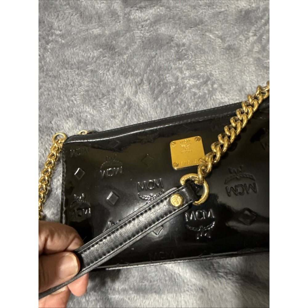 Patten Shoulder Bag MCM Gold Hardware Gold Chain - Picture 15 of 16